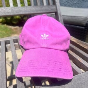 adidas Originals relaxed mini logo cap in purple